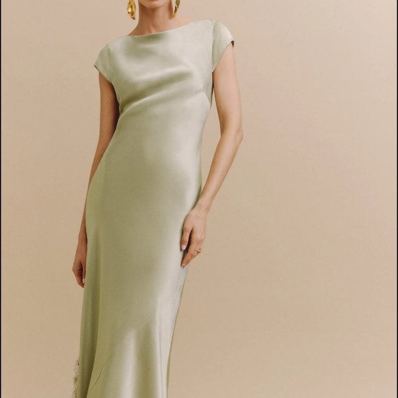 Reformation Niahm Silk Dress